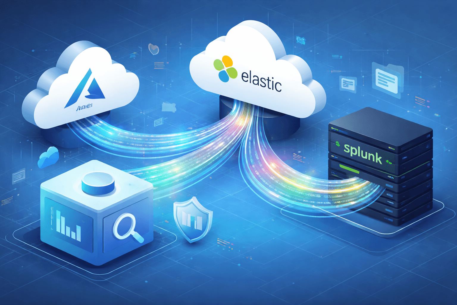 Log-Management in Azure: LAW, Elastic (Marketplace) und Splunk sauber einordnen